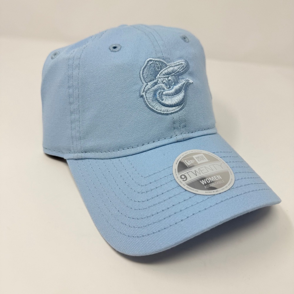 New Era 9TWENTY Women's Baltimore Orioles Baseball Cap Light Blue Adjustable NEW